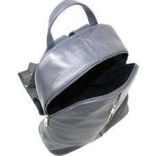 Рюкзак женский Borsacomoda из натуральной кожи 14 л 31×34×14 см Темно-серый