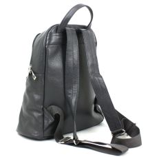 Рюкзак женский Borsacomoda из натуральной кожи 14 л 31×34×14 см Темно-серый