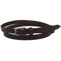 Женский кожаный ремень Skipper коричневый (1407-15)