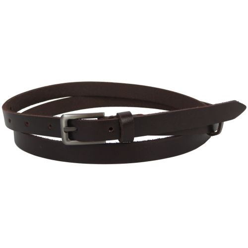 Женский кожаный ремень Skipper коричневый (1407-15)