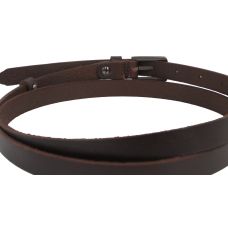 Женский кожаный ремень Skipper коричневый (1407-15)