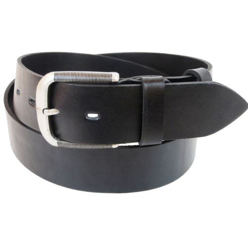 Мужской ремень под джинсы Skipper черный (1431-50)