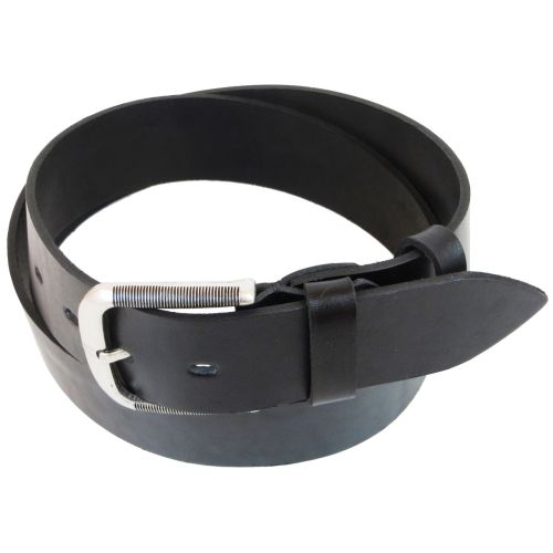 Мужской ремень под джинсы Skipper черный (1431-50)