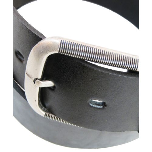 Мужской ремень под джинсы Skipper черный (1431-50)