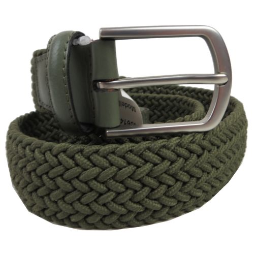 Женский текстильный ремень Boccaccio оливковый