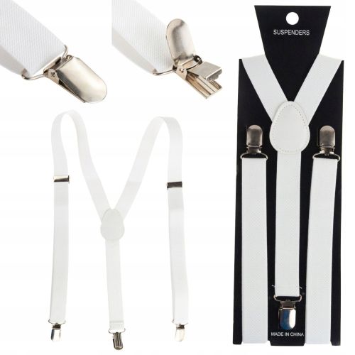 Подтяжки мужские для брюк Martom (BQ6A white)