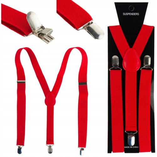 Подтяжки мужские для брюк Martom (BQ6A red)