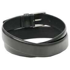 Женский кожаный ремень Farnese, Италия,  черный