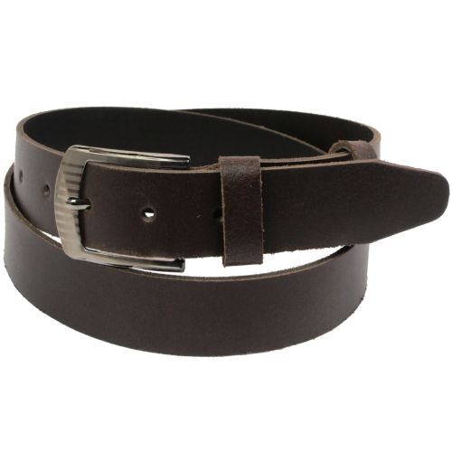 Мужской ремень под джинсы Skipper коричневый 3,8 см (1111-38)