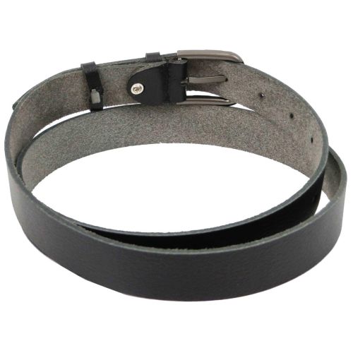 Женский ремень кожаный Skipper черный 2,5 см