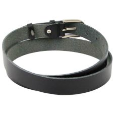 Женский ремень, пояс из натуральной кожи Skipper Черный 2,5 см