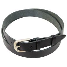 Женский ремень, пояс из натуральной кожи Skipper Черный 2,5 см