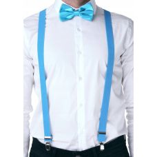 Подтяжки мужские для брюк Martom Голубые