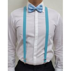 Подтяжки мужские для брюк Martom Голубые