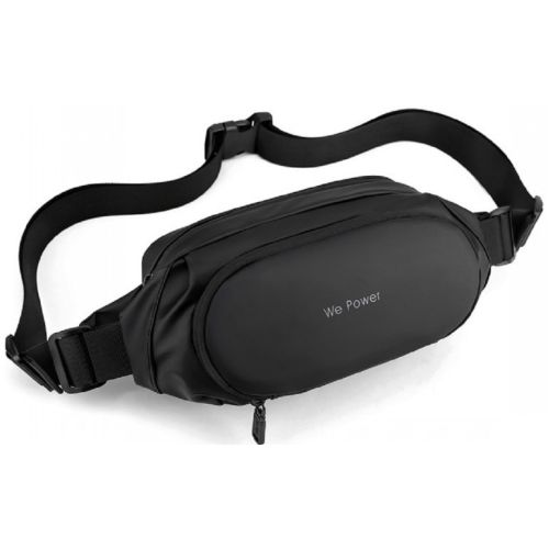 Сумка поясная, бананка Confident черная