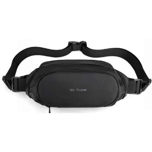 Сумка поясная, бананка Confident черная