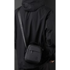 Сумка мужская на плечо Confident  Черная