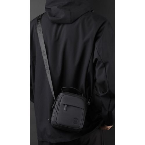 Сумка мужская на плечо Confident  черная