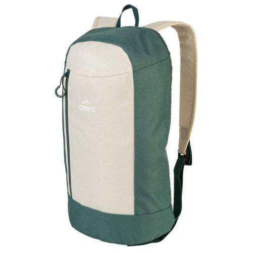 Небольшой городской рюкзак 10L Crivit Mini зеленый с бежевым