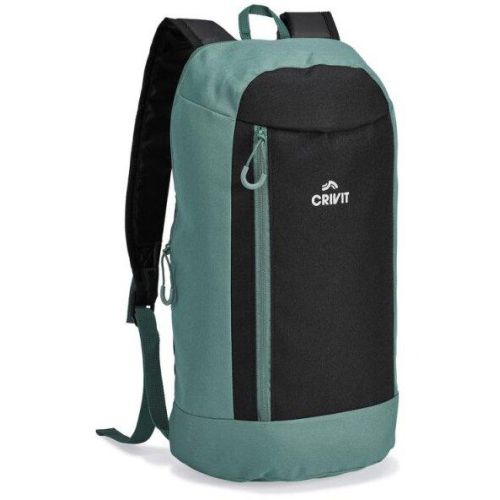 Небольшой городской рюкзак 10L Crivit Mini черный с зеленым