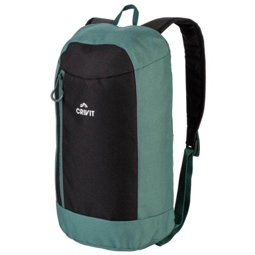 Небольшой городской рюкзак 10L Crivit Mini черный с зеленым