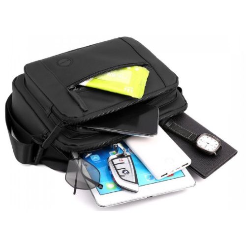 Сумка мужская Confident из ткани черная