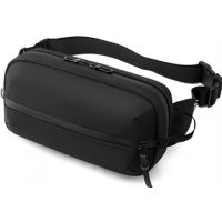 Сумка поясная бананка Confident Черная (SAT08-2121A)