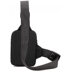 Мужская сумка-слинг из ткани Confident Черная (SATN02-2042A)