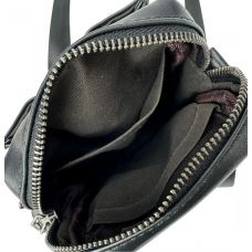 Небольшая мужская кожаная сумка  Tiding Bag черная