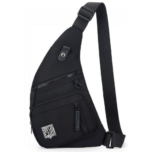Сумка-слинг мужская из ткани Confident черная