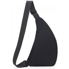 Сумка-слинг мужская из ткани Confident черная (SAT09-T-HD-23370A)