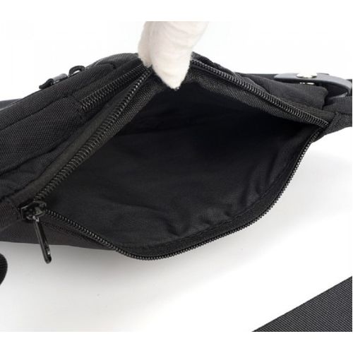 Сумка-слинг мужская из ткани Confident черная