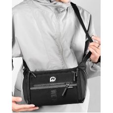 Сумка мужская из ткани  Confident черная (SAT08-0233A)