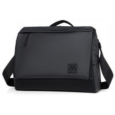 Мужская сумка из ткани почтальонка Confident Черная