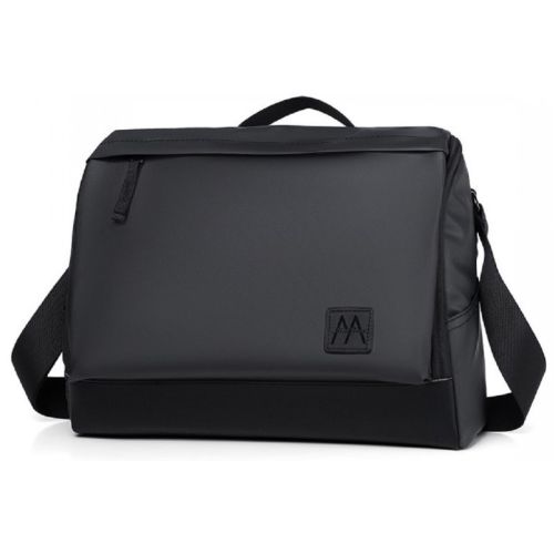 Мужская сумка из ткани, почтальонка Confident черная