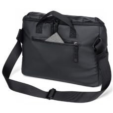 Мужская сумка из ткани почтальонка Confident Черная