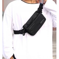 Сумка поясная бананка Confident Черная (SAT08-999-9A)