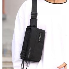 Сумка поясная бананка Confident Черная (SAT08-999-9A)