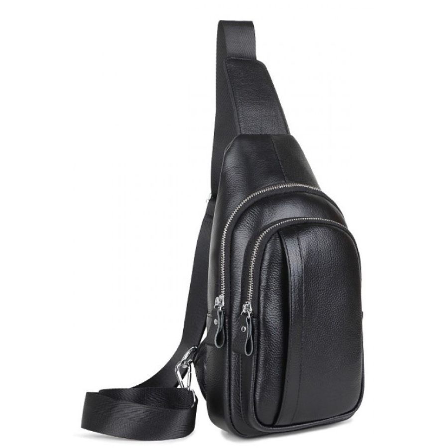 Мужская сумка-слинг Tiding Bag черная