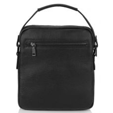 Мужская сумка из натуральной кожи Tiding Bag Черная (SA25-17622-3A)