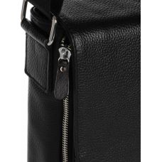 Мужская сумка из натуральной кожи Tiding Bag Черная (SA25F-8877A)