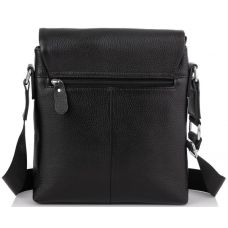 Сумка мужская из натуральной кожи Tiding Bag черная (SA25F-8878A)