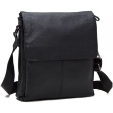 Сумка мужская из натуральной кожи Tiding Bag черная (SA25F-8871A)