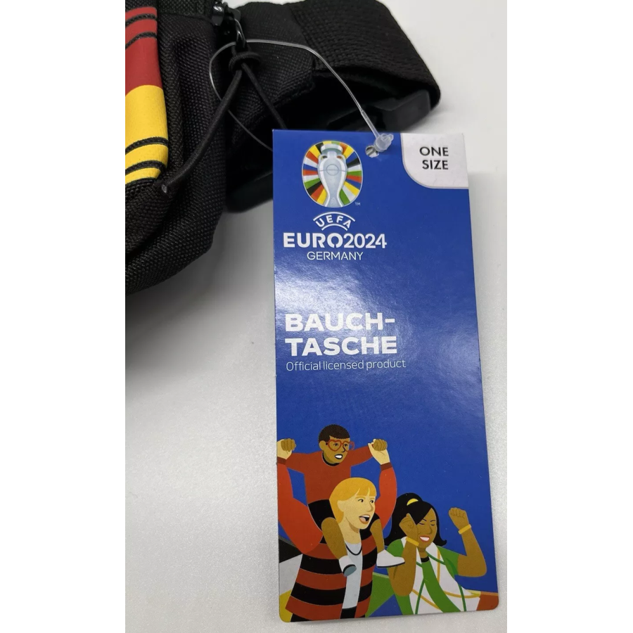 Детская сумка на пояс, бананка Euro2024 Germany Черная