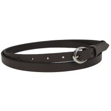 Женский кожаный ремень Skipper 1,5 см темно-коричневый