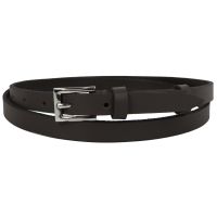 Кожаный женский ремень Skipper 1,5 см Темно-коричневый