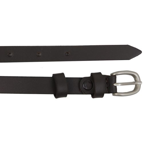 Женский кожаный ремень Skipper, Украина 1,5 см Темно-коричневый