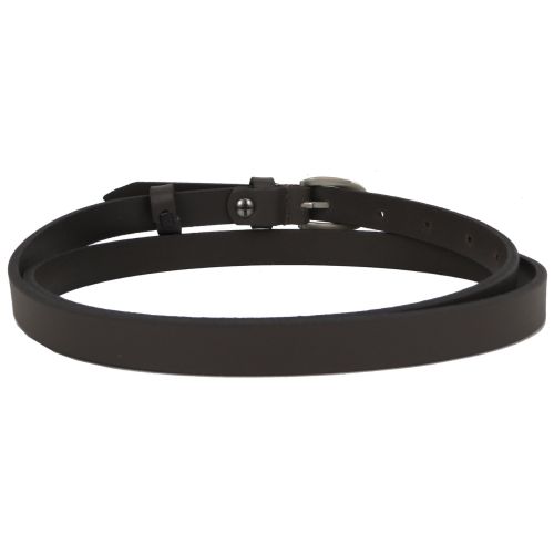 Женский кожаный ремень Skipper, Украина 1,5 см Темно-коричневый