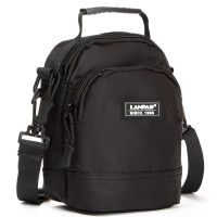 Тканевая мужская сумка Lanpad черный (LAN61028 black)