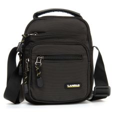 Сумка мужская Lanpad тканевая, черный